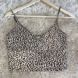 LEOPARD PRINT CAMI TOP!